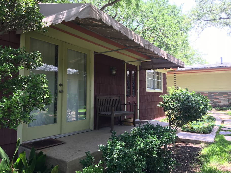 Front porch sitting area.