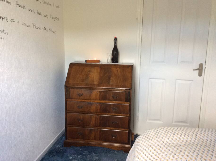 Pretty vintage furniture with space for storing clothes.