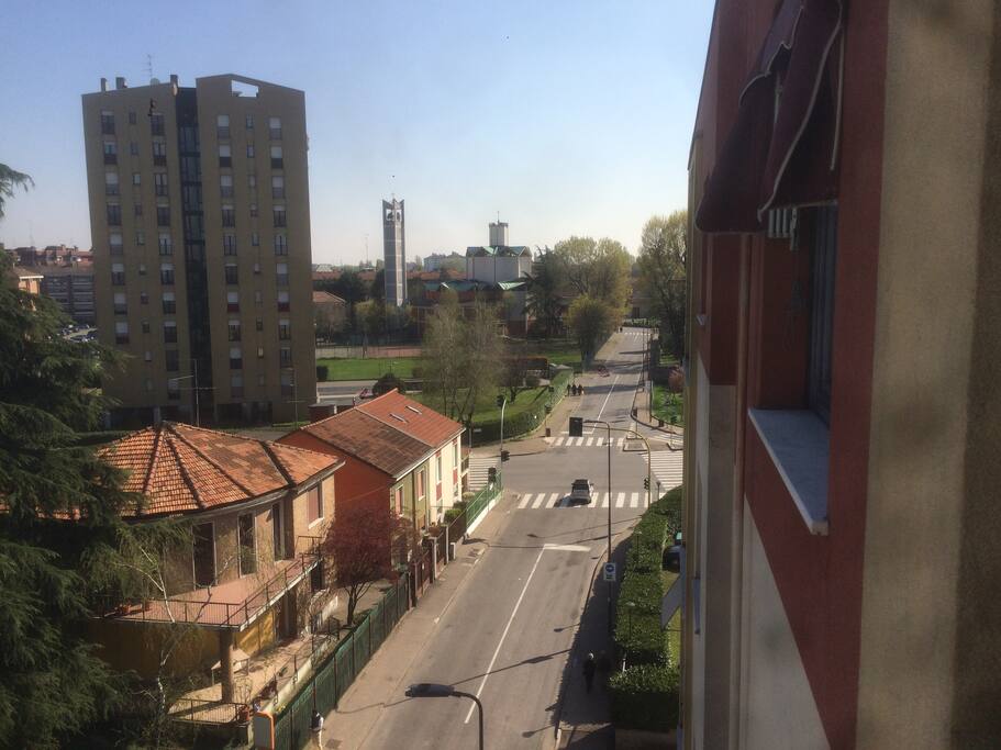 vista dal balcone