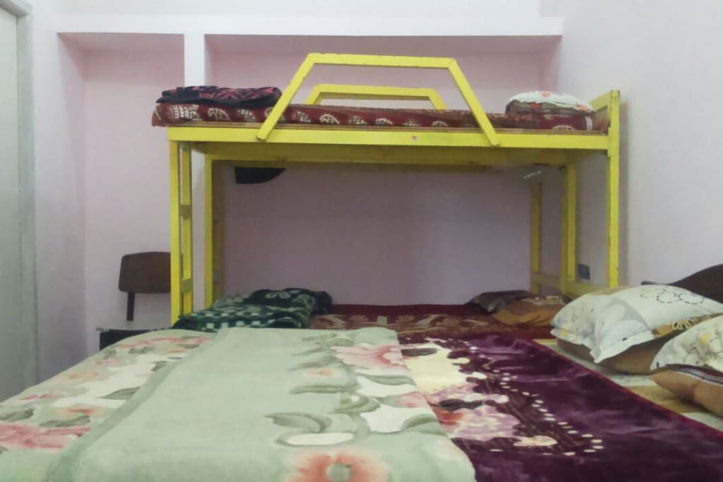 Double cot and bunk bed