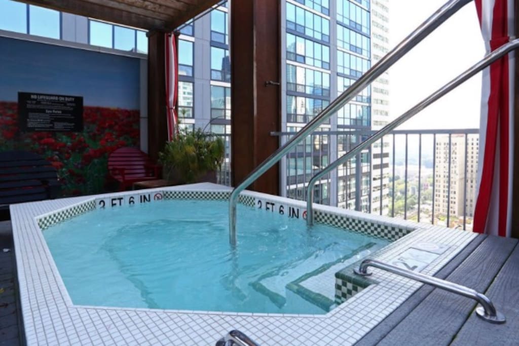Outdoor hot tub