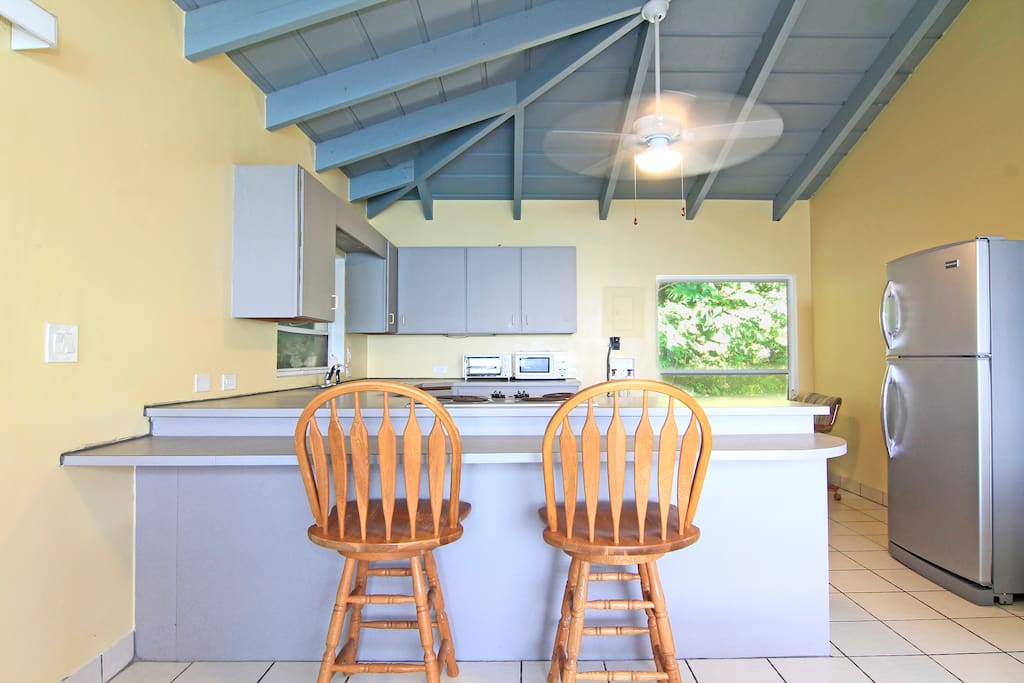 Cloud Cabana breakfast bar Vacation Villa St Thomas USVI