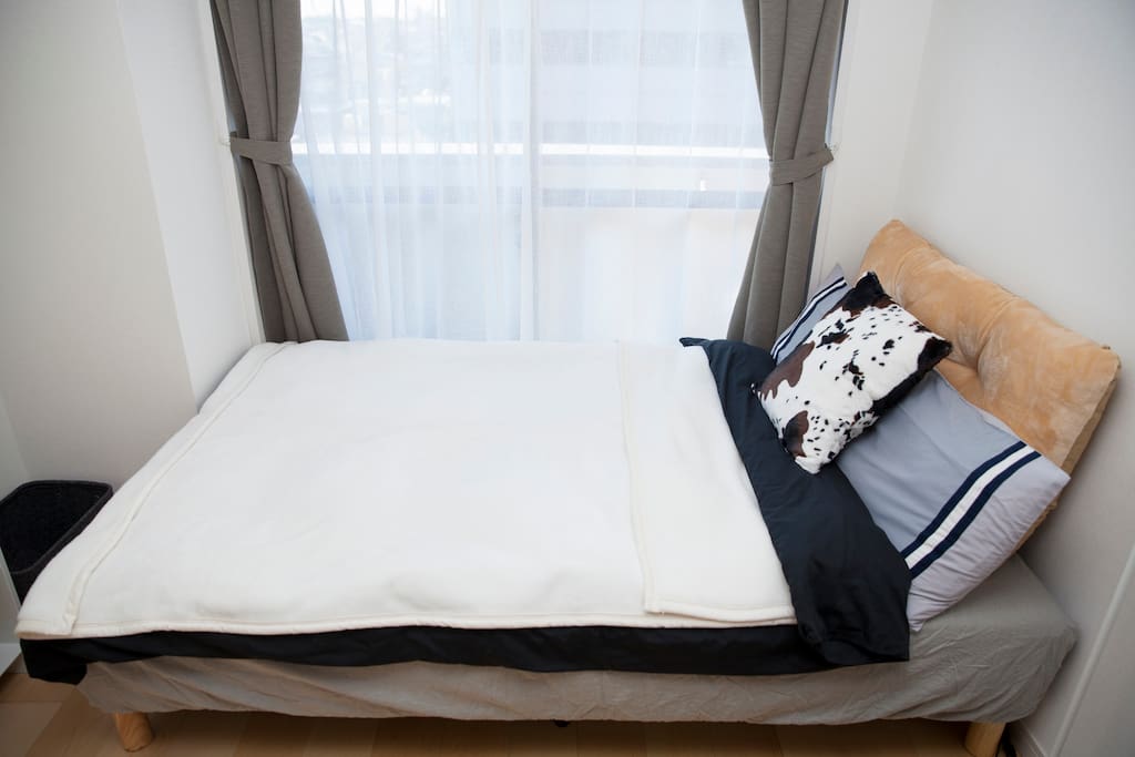 comfortable bed.
舒适的大床