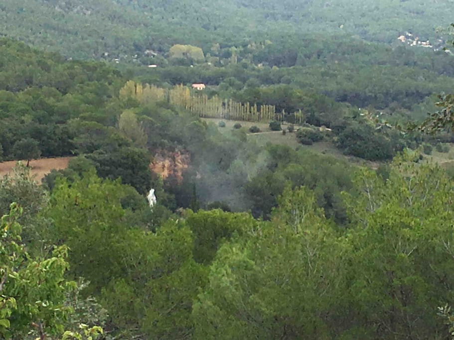 La cascade de la villa