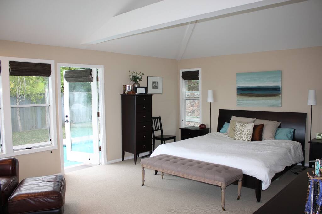 Master Bedroom with Master Bath and Sauna