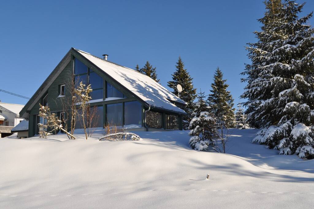 Sous la neige ...