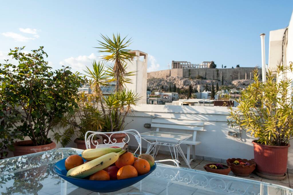 Roof top view of the Acropolis