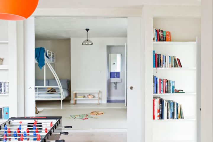Playroom into the den