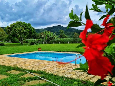 House in the mountains (Miguel Pereira) with swimming pool and sauna