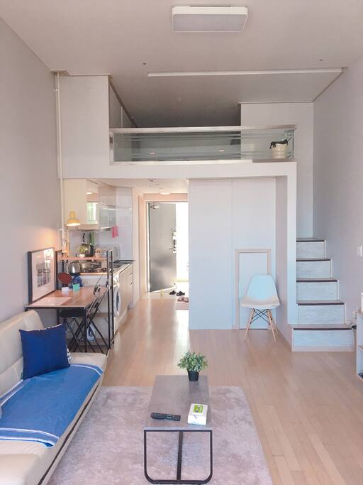 Feel at home in this spacious loft during your stay.