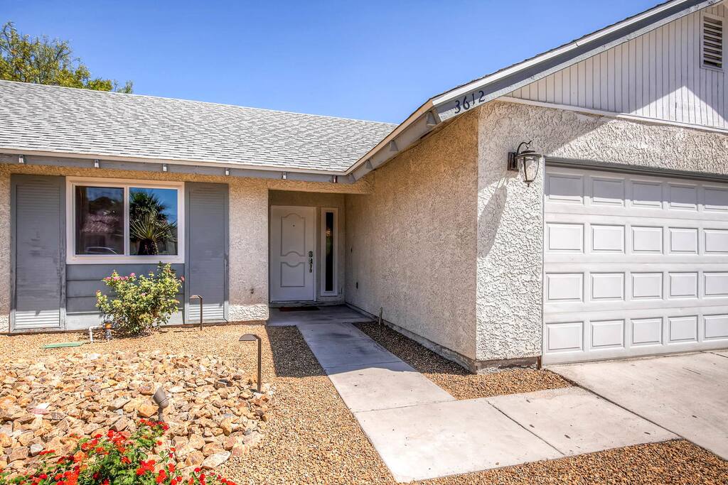 Secure front door access with unique combo lock for each guest...no keys required!