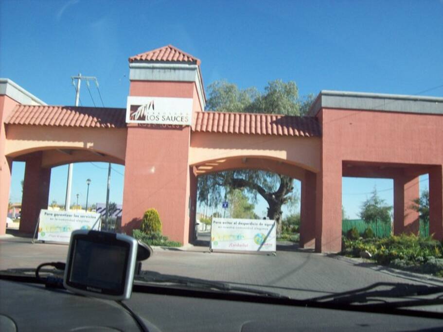 Entrada al fraccionamiento