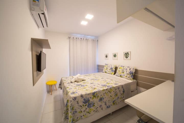 Dvojitá suita s kúpeľňou a super pohodlnou manželskou posteľou, plus smarttv a trezor