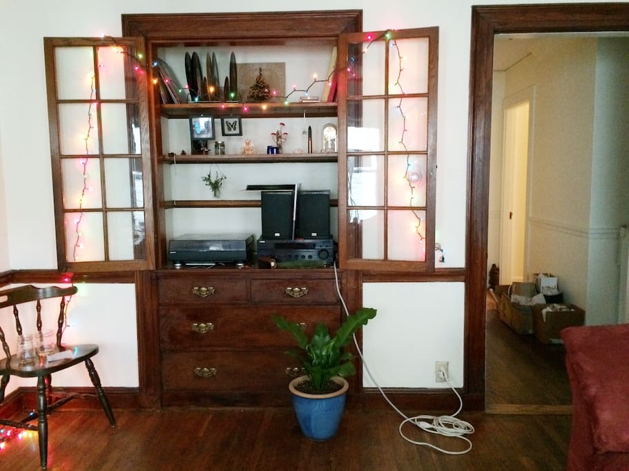 Living Room Record Player Area