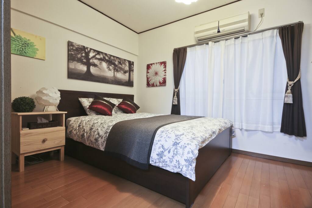 Second bedroom with a full double-sized bed