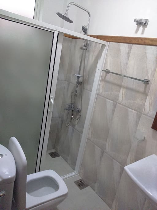 Attached bathroom with hot / cool water