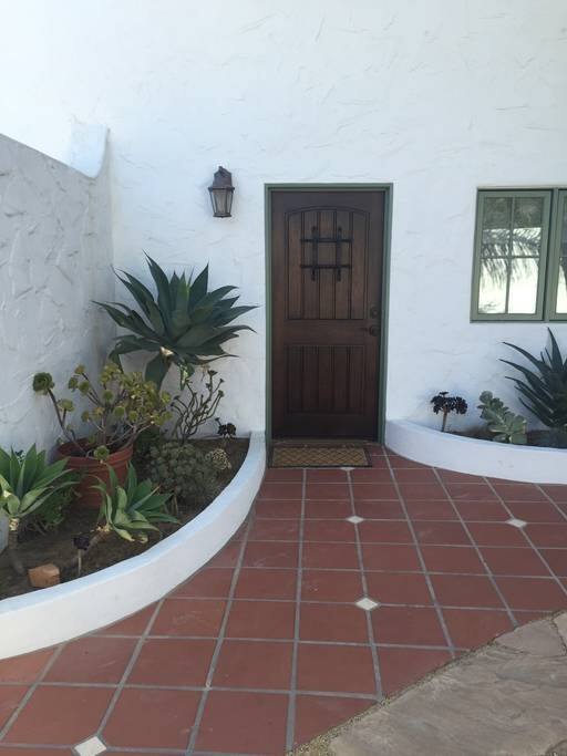 Entrance to my courtyard apartment