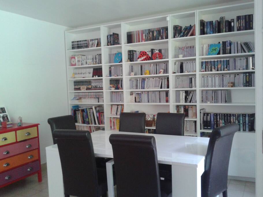 Salle à manger bibliothèque