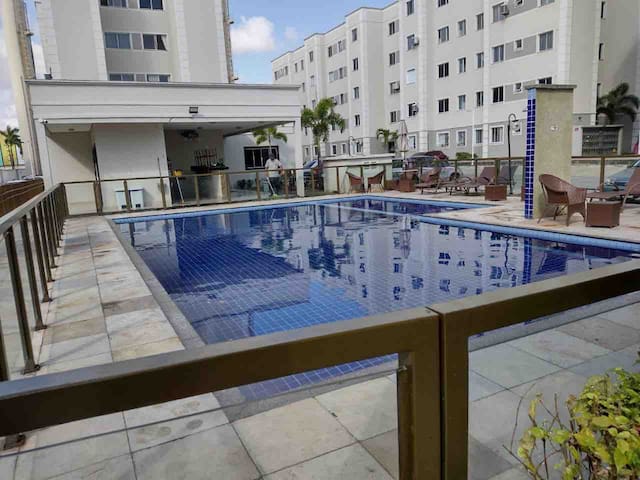 Entire home with 1 bedrooms in Fortaleza - Apartamento completo na Maraponga