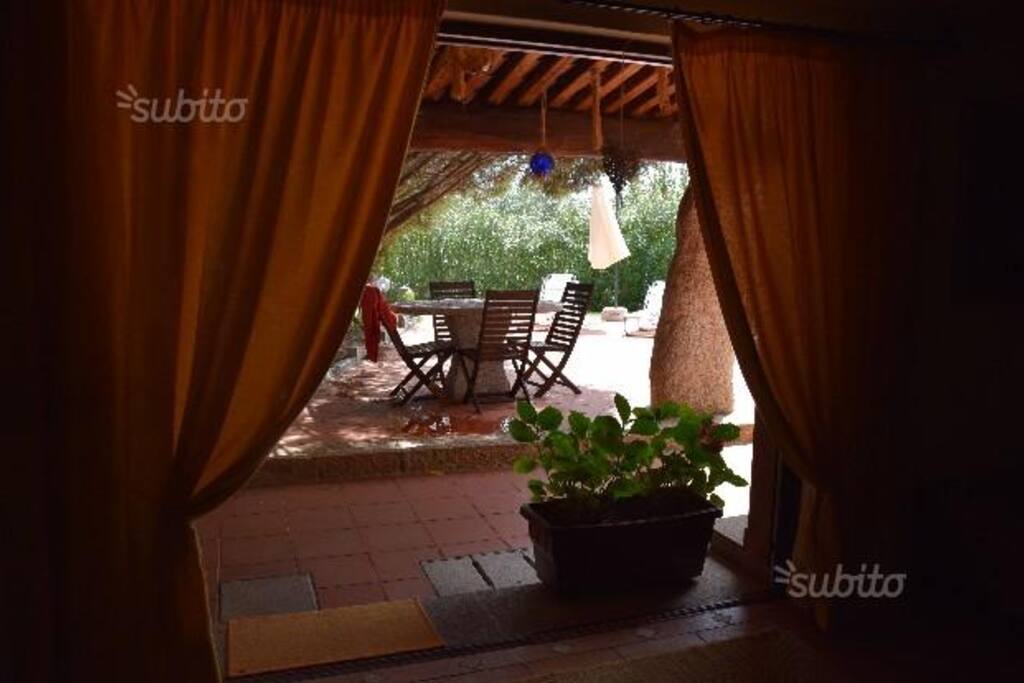 Vista sul giardino