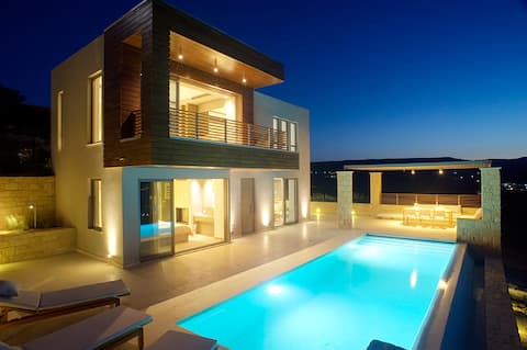 2 bedroom villa - Panoramic Ocean view near Balos