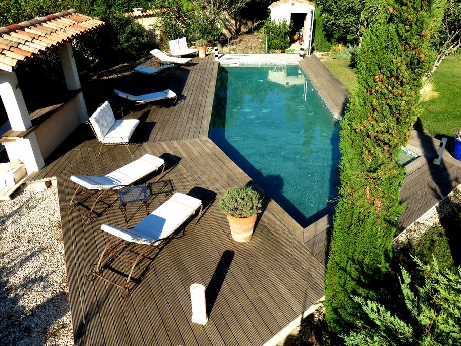 La piscine et la plage