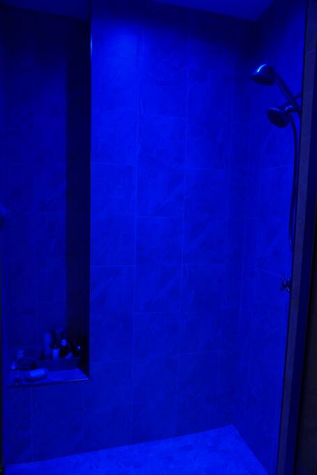 Large oversized master shower.