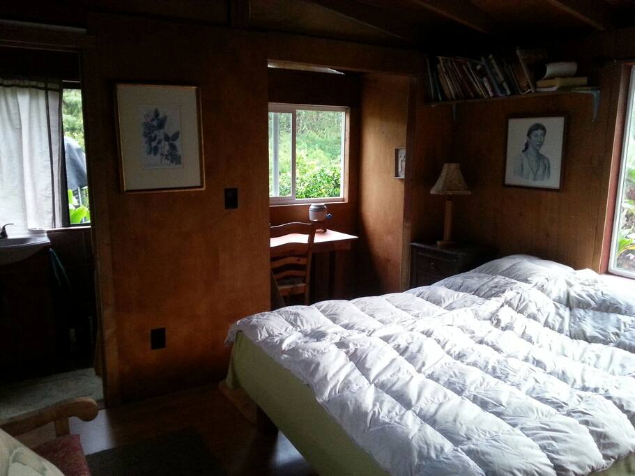 Interior view, bathroom on the left side.