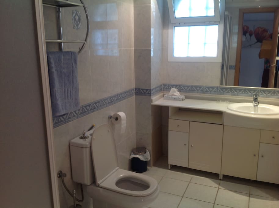 badkamer met douche