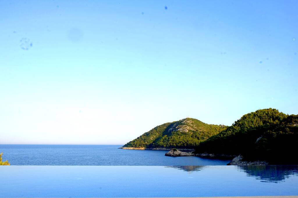 view from pool