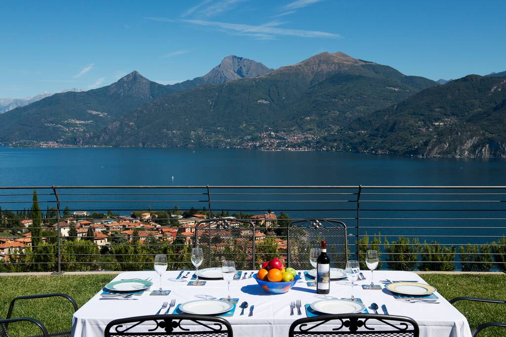 Spectacular view from the garden