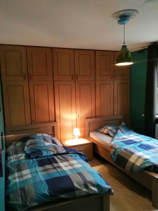 the bedroom