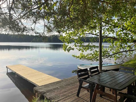House with lake property and its own dock