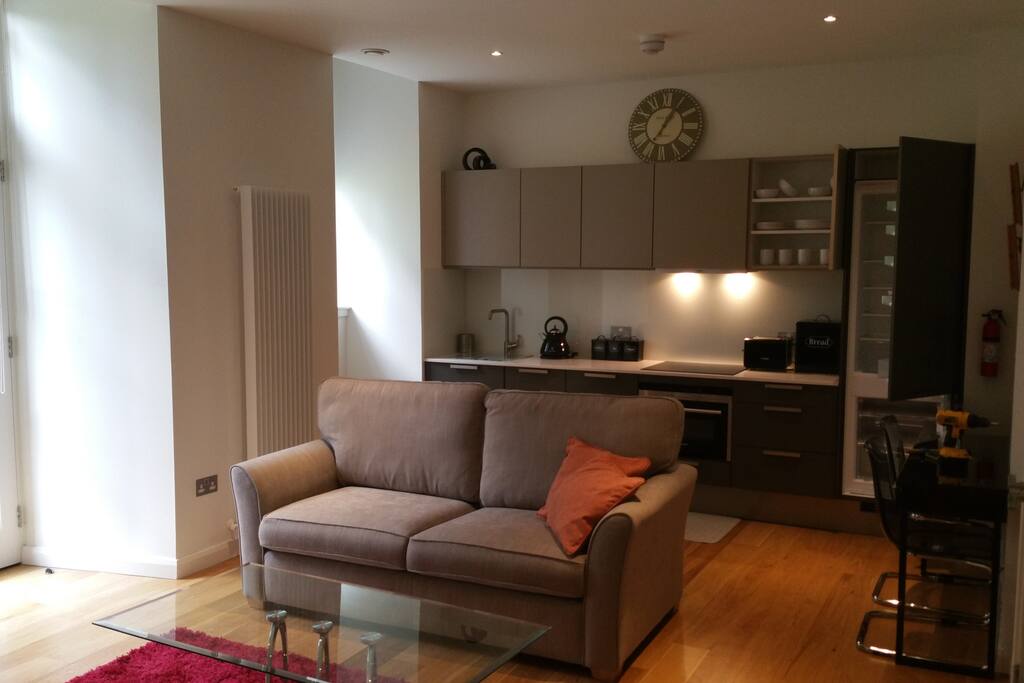 Living Area with Fold Down Double Bed