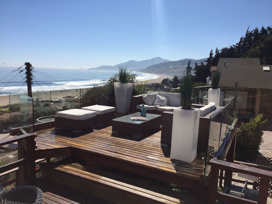 Terraza con vista panoramica