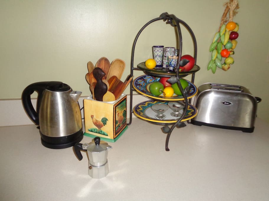 Your kitchen, with all the comforts of home.