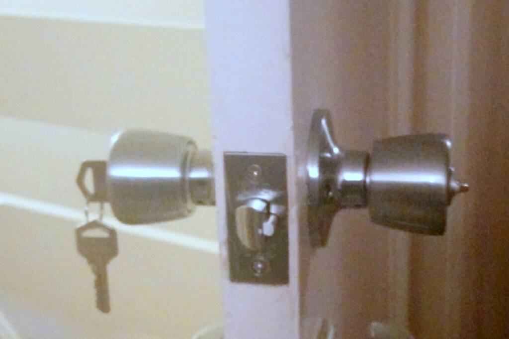 Bedroom door lock