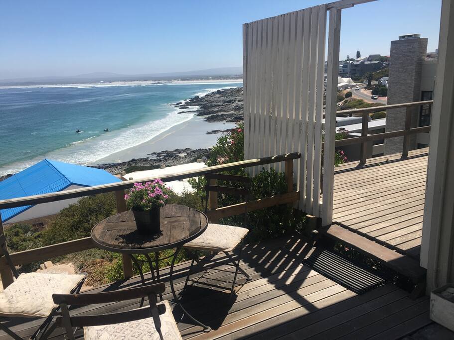 view towards beach