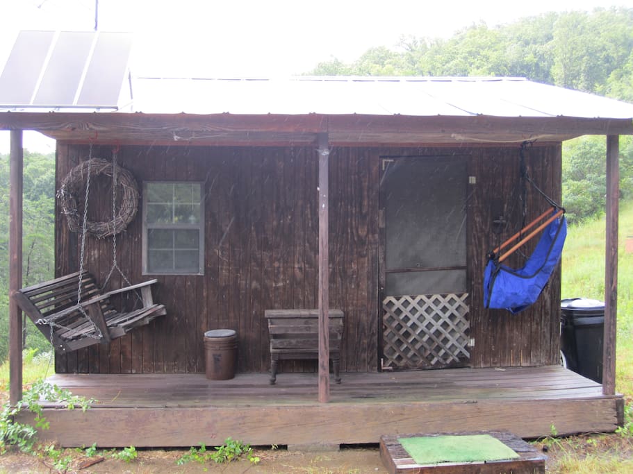Front view of the cabin