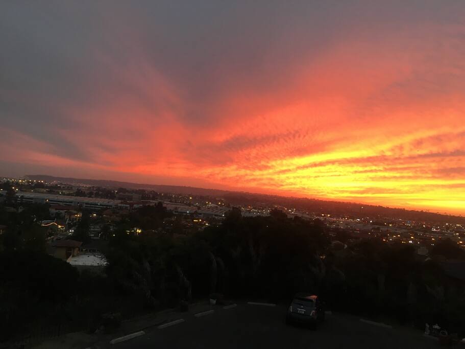 View of a sunset