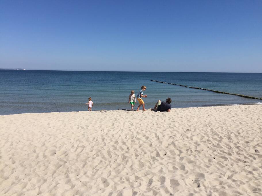 Fußläufig zum Strand