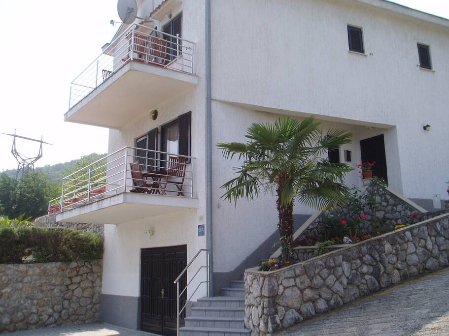 The front of the house
