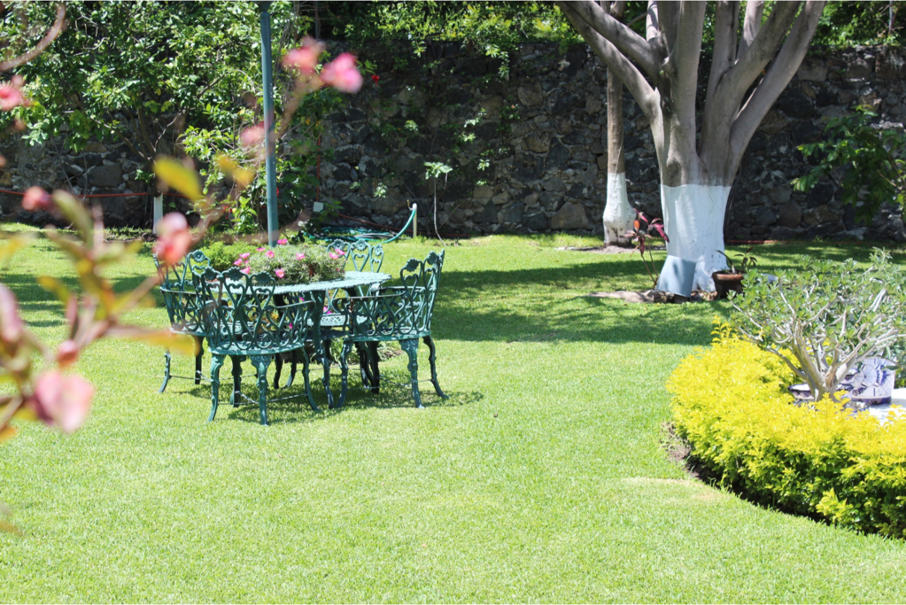 Pequeño Comedor en Jardin