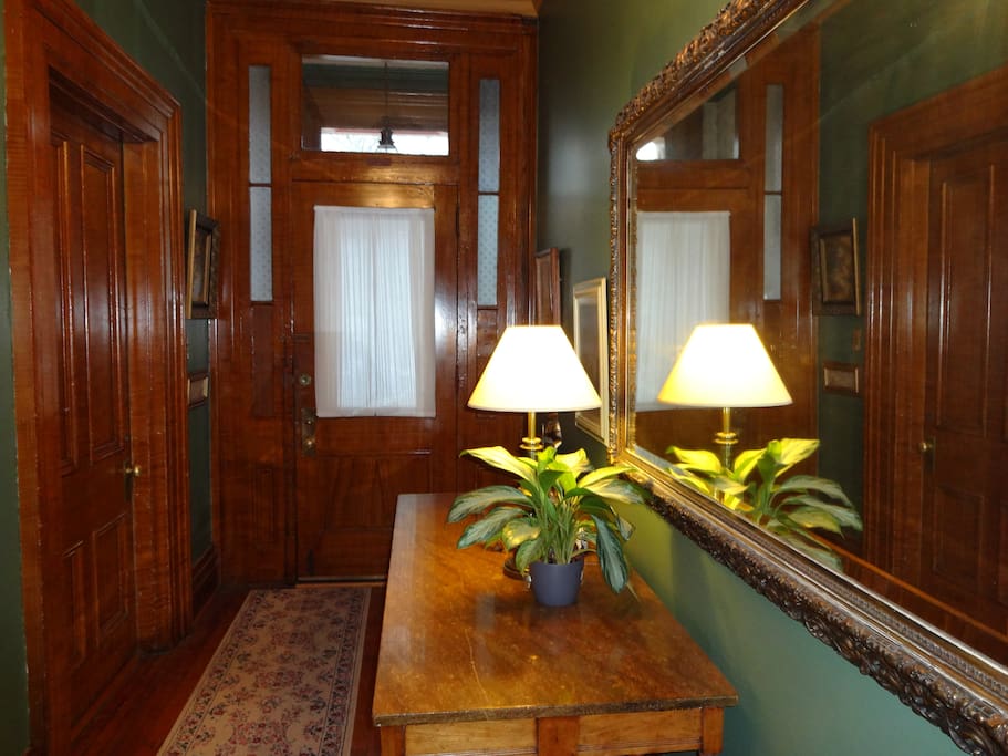 Entrance hallway to home