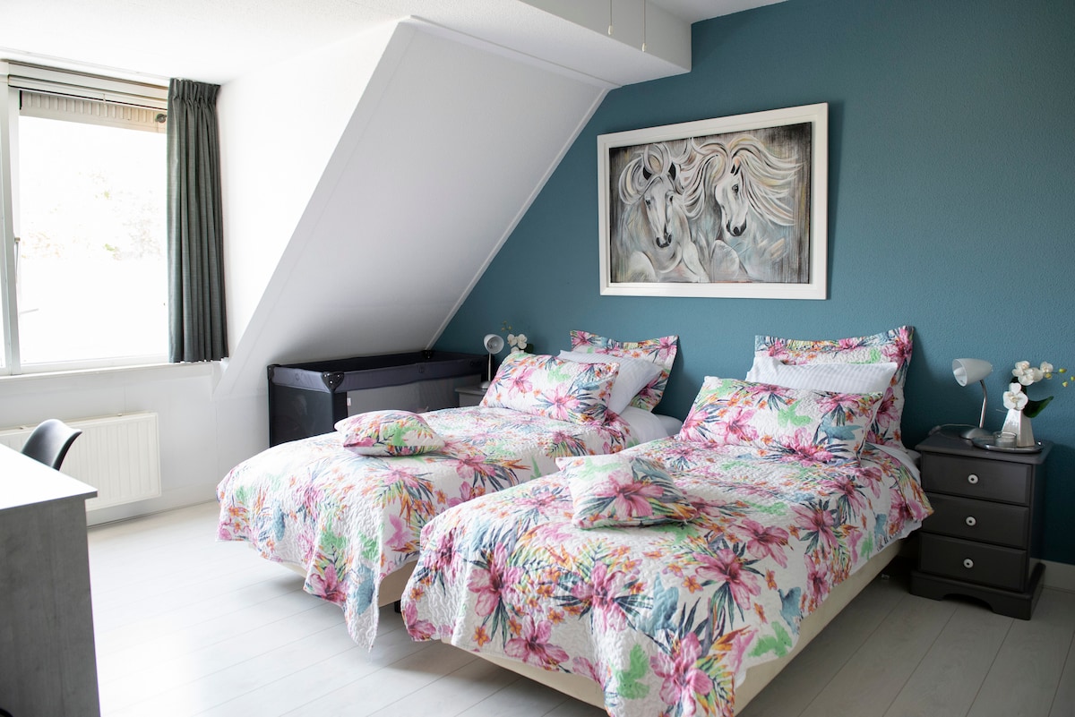 Dormitorio 1 con dos camas individuales 