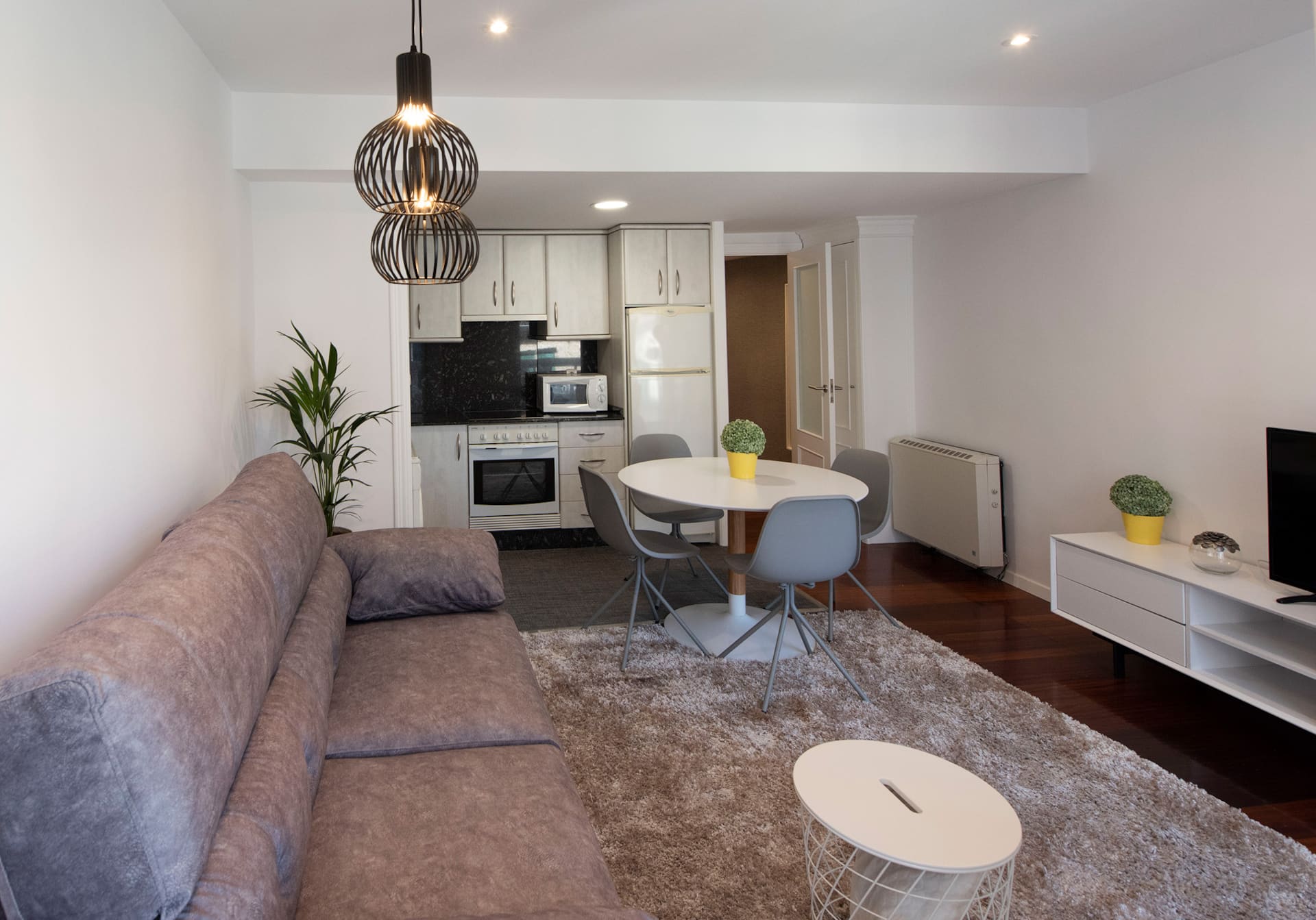 A bright apartment behind the cathedral