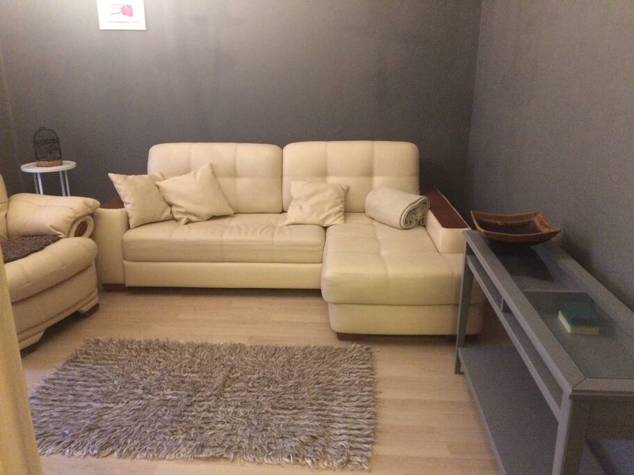 For 2 people if needed, its the first room