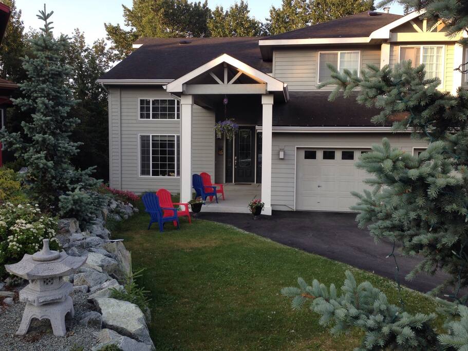 Nestled into the back of a quiet cul-de-sac adjoining a park and creek.