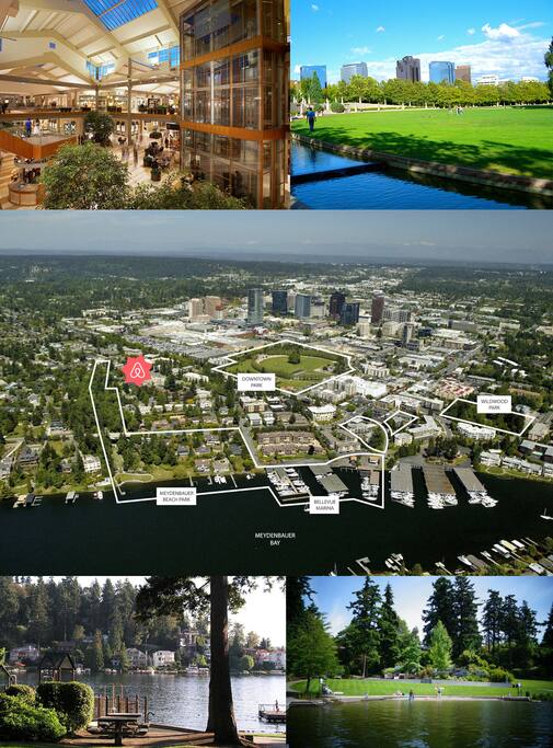 Two blocks away from two amazing parks, a street full of premier restaurants and a world class shopping & entertainment center