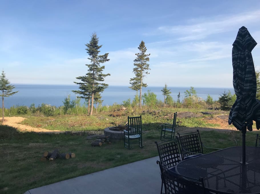 Lake View and Fire Pit May 2018